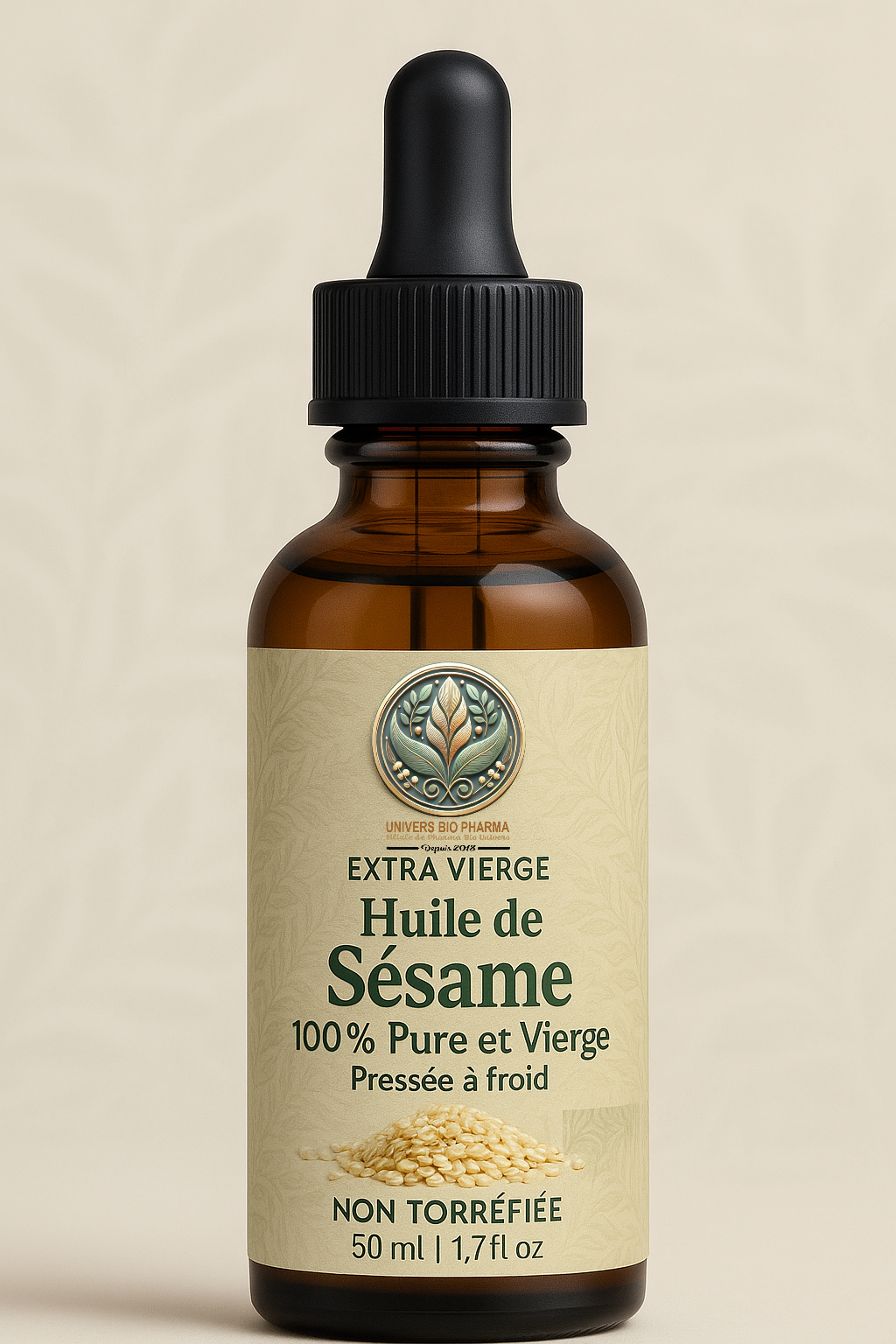 Huile de sésame artisanale pressée à froid – Coopérative du Moyen Atlas