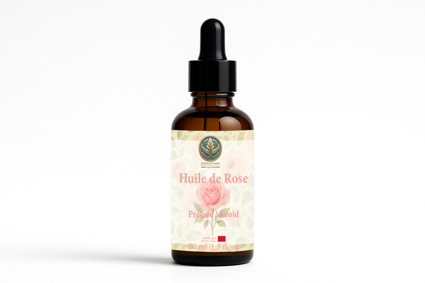 Huile de Rose Pure - Pressée à Froid - Made in Morocco