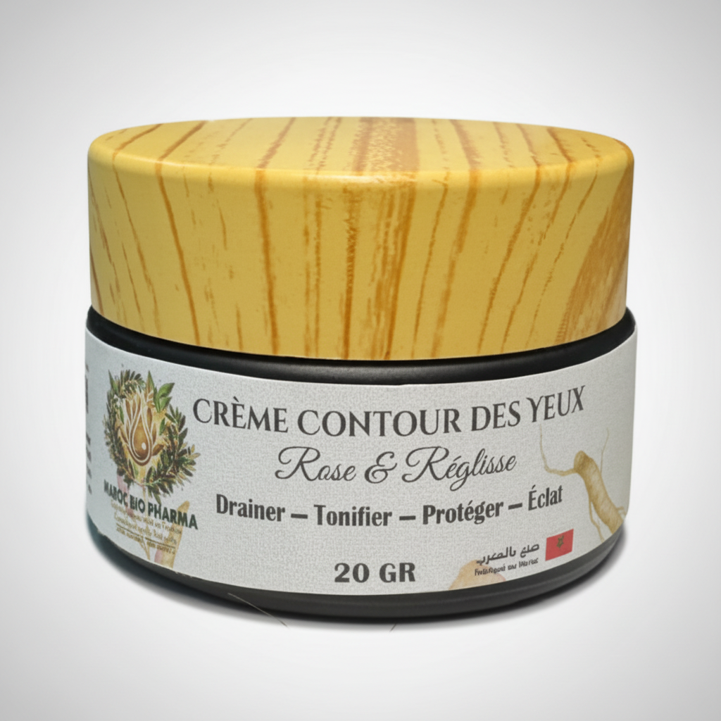 Pot Crème Contour des Yeux avec étiquette