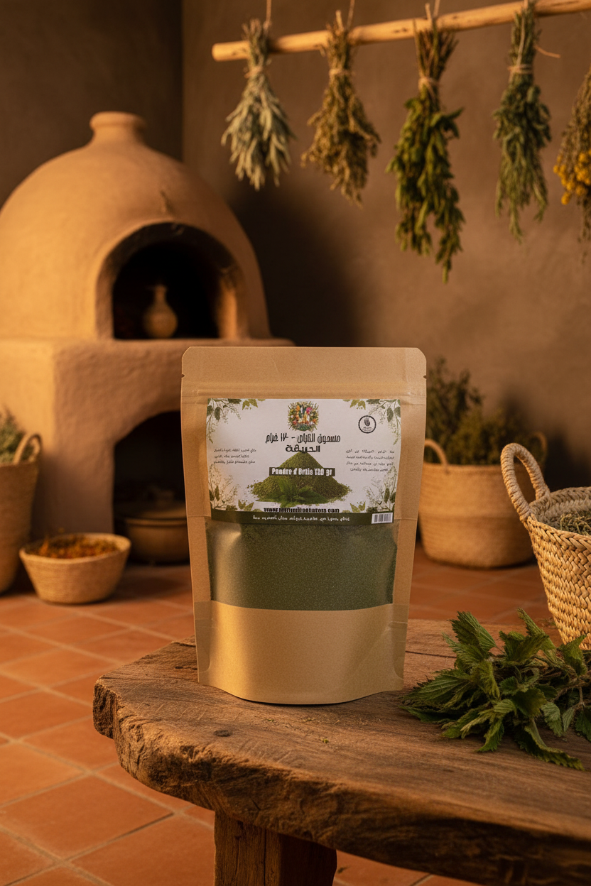 Poudre d'Ortie – Ambiance Marocaine Artisanale