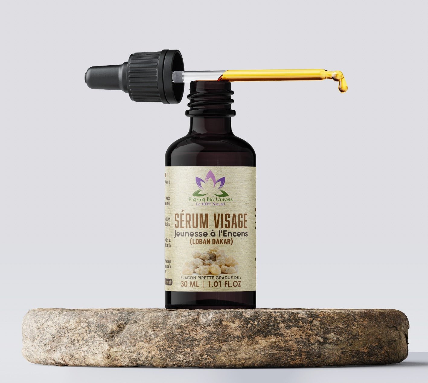 سيروم تجديد شباب البشرة باللبان الذكر 30 مل Sérum Visage Jeunesse à l'Encens (Loban Dakar) 30 ml - Maroc Bio Pharma