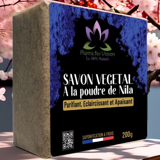 Savon Végétal à la Poudre de Nila Saponifié à Froid - Pureté Naturelle 150 gr