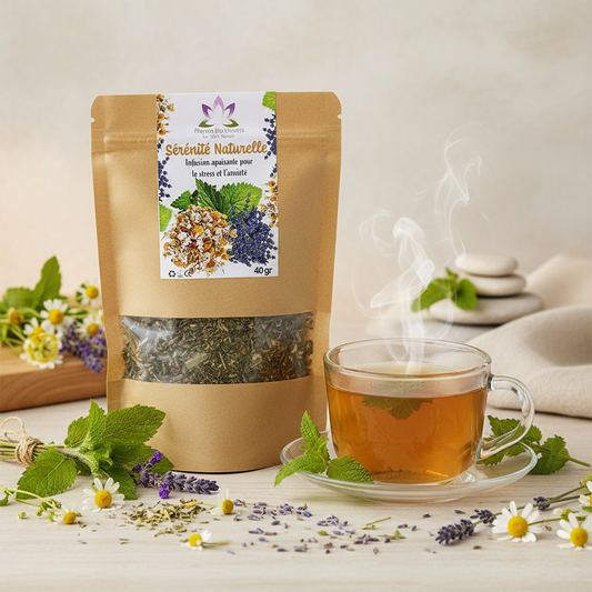 شاي الهدوء الطبيعي - مهدئ للتوتر والقلق