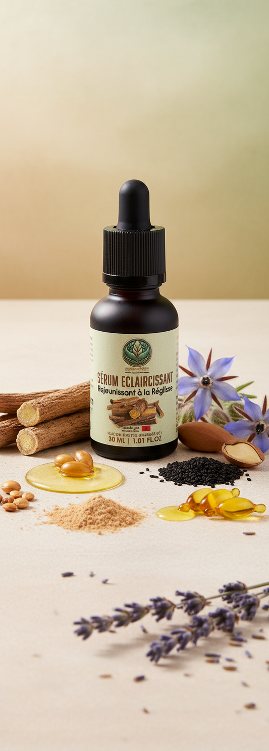 سيروم التفتيح بعرق السوس بدون ألوفيرا