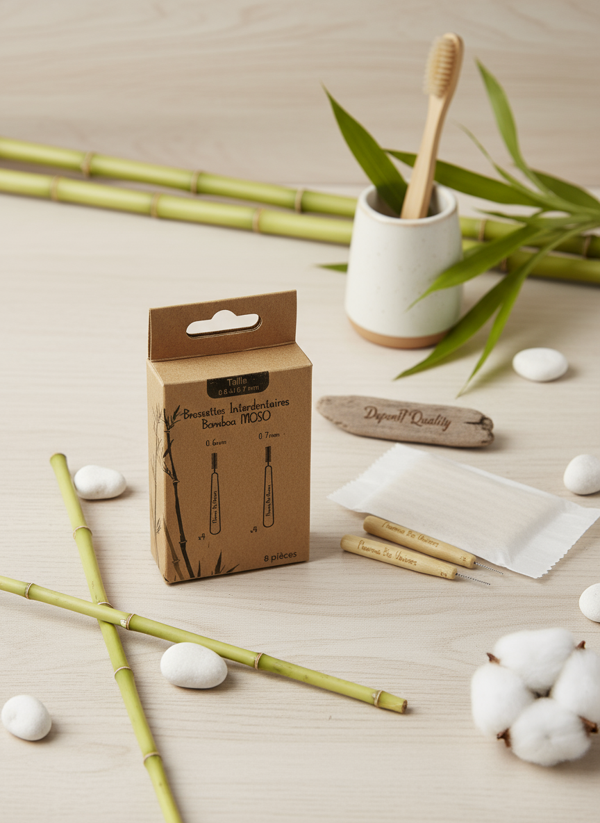 الفرش البينية من خشب البامبو - تصميم طبيعي