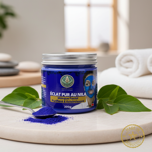 قناع النيلة الزرقاء النقي - منقي ومبيض