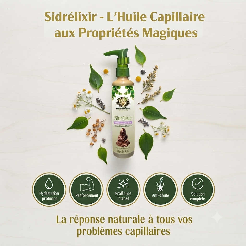 Sidrélixir - Huile Capillaire aux Propriétés Magiques du Sidr سحر السدر - زيت الشعر الطبيعي "Sidrélixir"
