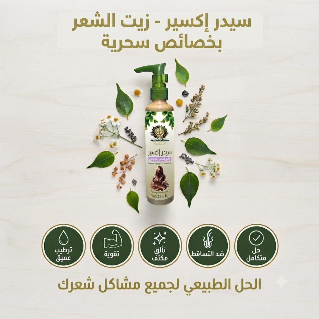 Sidrélixir - Huile Capillaire aux Propriétés Magiques du Sidr سحر السدر - زيت الشعر الطبيعي "Sidrélixir"