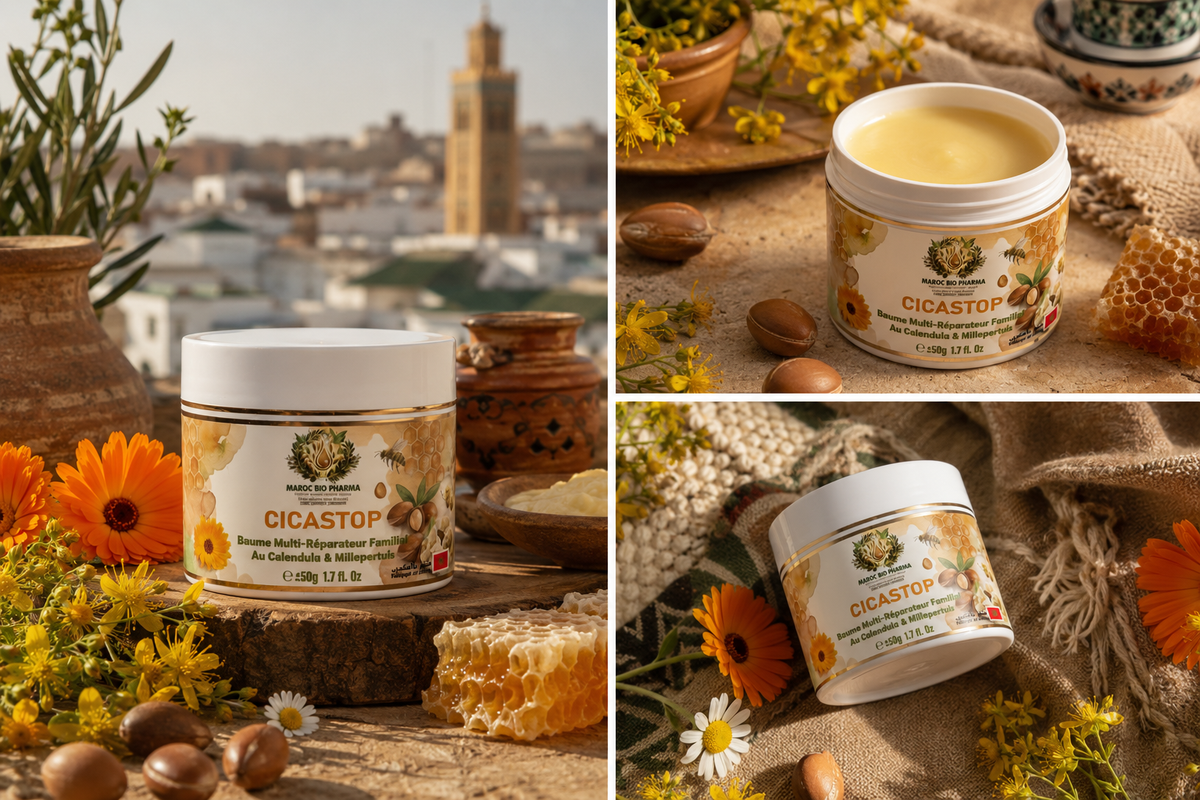 CICASTOP – Baume Multi-Réparateur Familial Au Calendula & Millepertuis | 50g