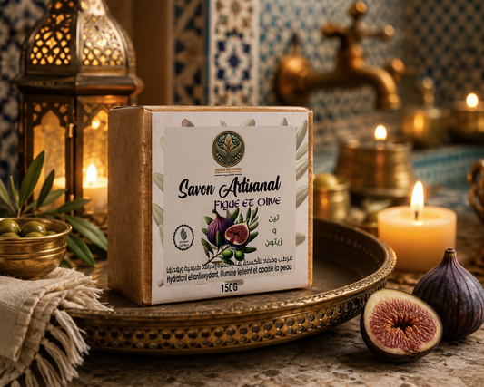 Savon Artisanal à la Figue et à l’Huile d’Olive - 150 g