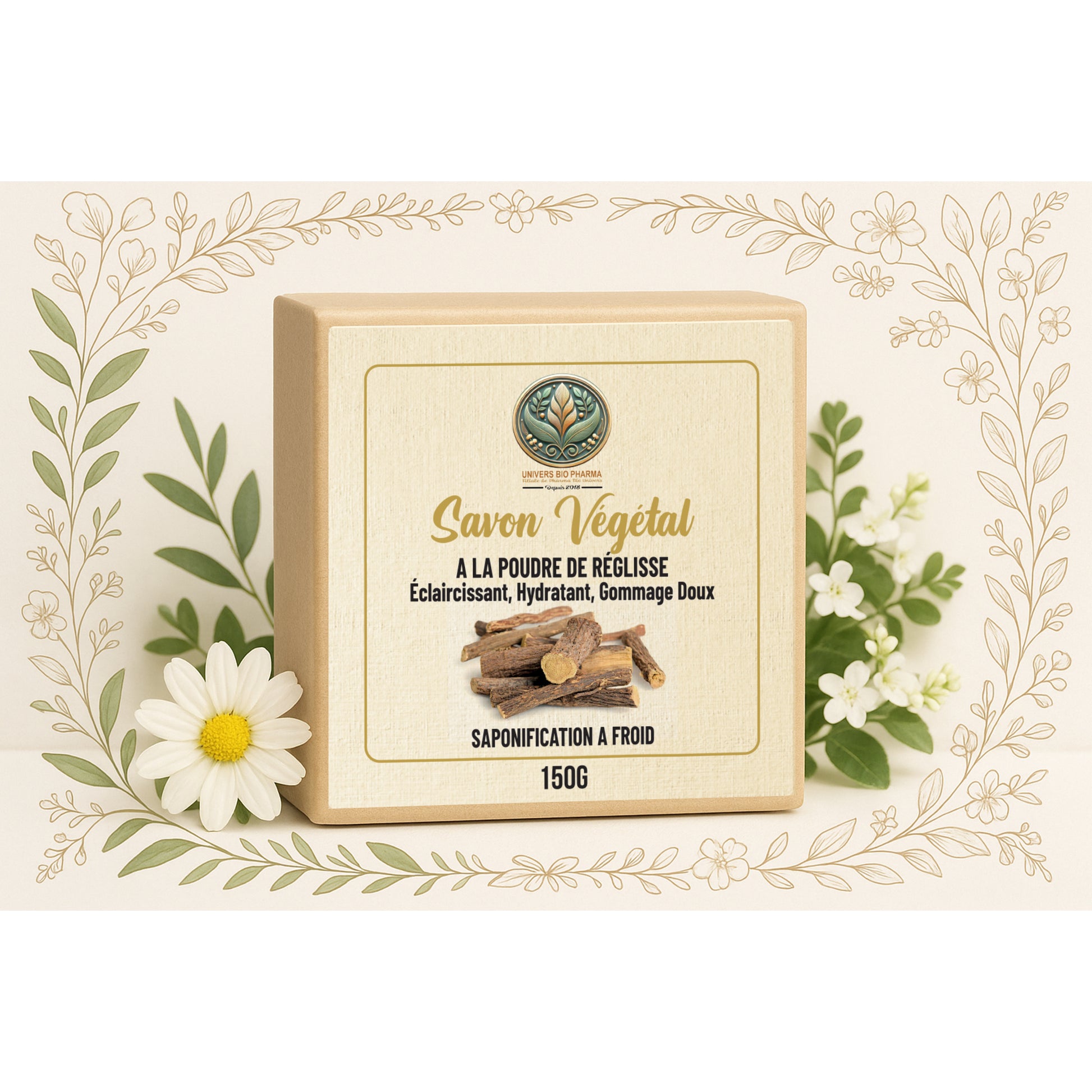 savon réglisse taches brunes eclaircit a peau 