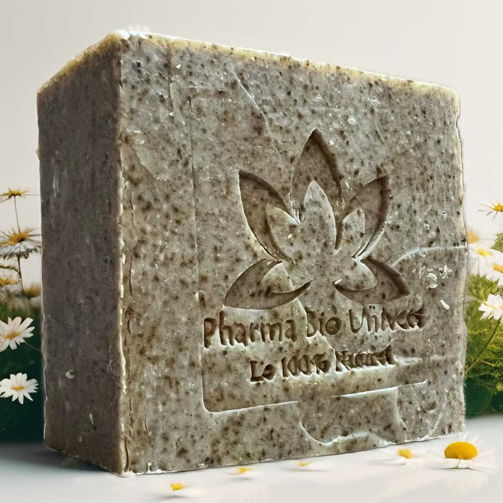 Savon saponifié à froid 150g – soin purifiant à la plante مريوت et Azir (romarin marocain)