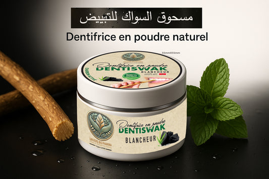 Dentifrice blancheur en poudre de siwak
