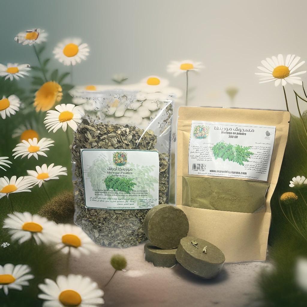Shampoing Solide Naturel – Moringa & Ghassoul