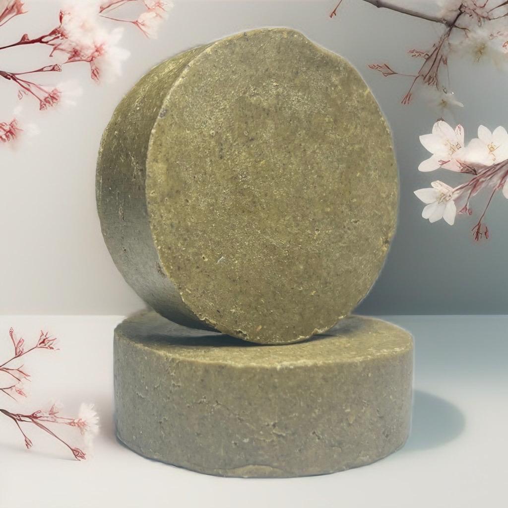 Shampoing Solide Naturel – Moringa & Ghassoul