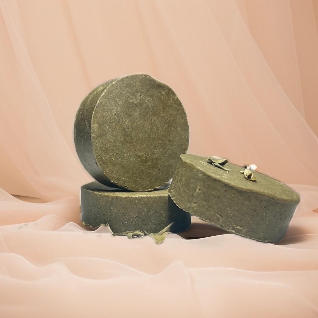 Shampoing Solide Naturel – Moringa & Ghassoul