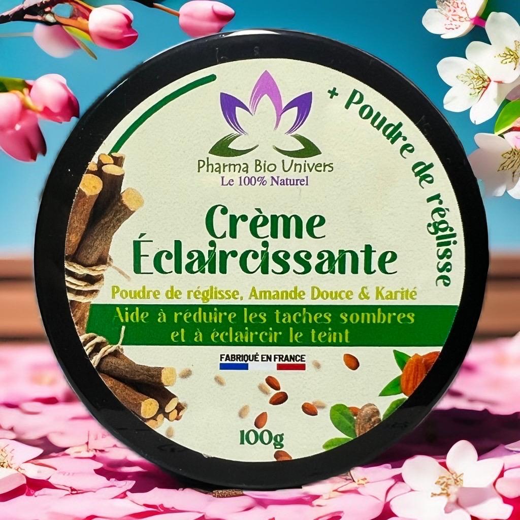 Crème Éclaircissante Naturelle à l'Amande Douce, Karité et Jus de Citron Frais - Fabriquée en France - Pharma Bio Maroc