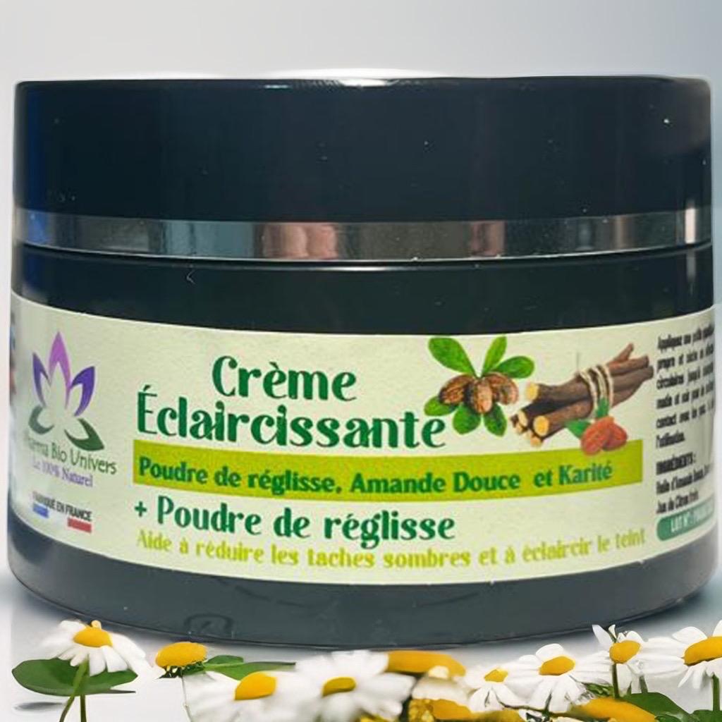 Crème Éclaircissante Naturelle à l'Amande Douce, Karité et Jus de Citron Frais - Fabriquée en France - Pharma Bio Maroc