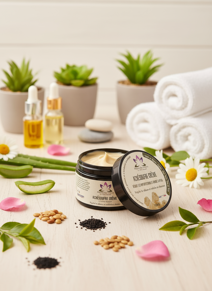 Acnésoufre Crème - Photo produit professionnelle