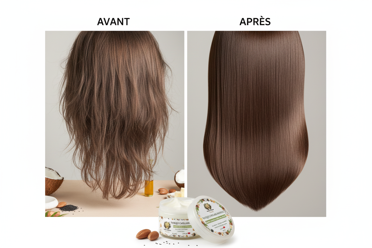 Avant/Après avec produit