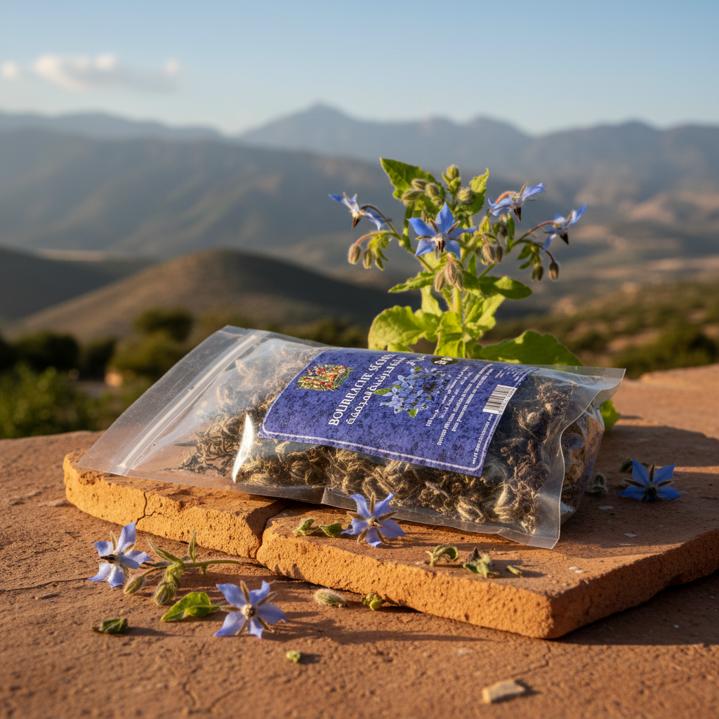 Bourrache Séchée - Environnement naturel marocain