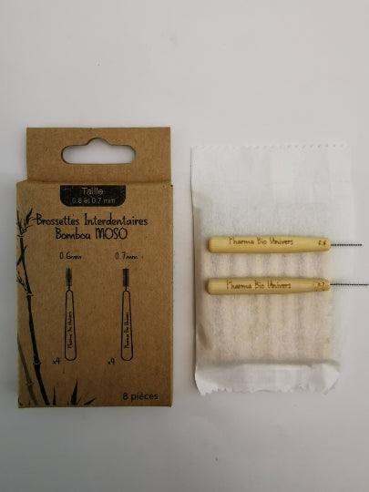 Brossettes Interdentaires en Bambou Moso avec Poils en Nylon de Qualité DuPont - Pharma Bio Maroc