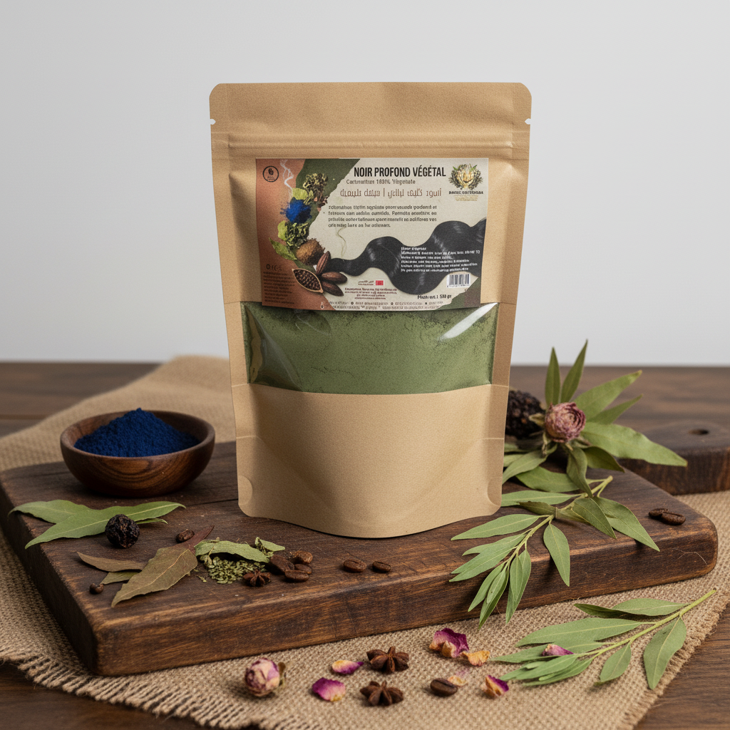 Coloration végétale sur fond artisanal