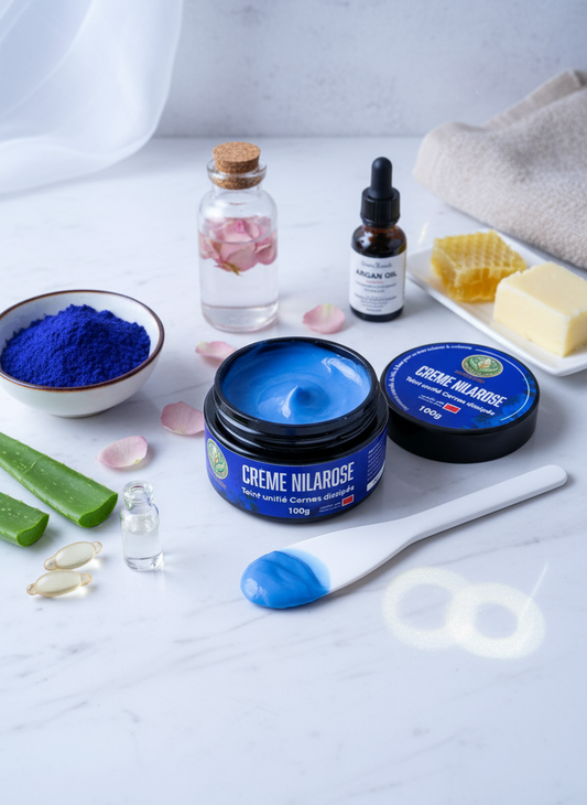 Crème Nilarose Bleue - Photo Professionnelle