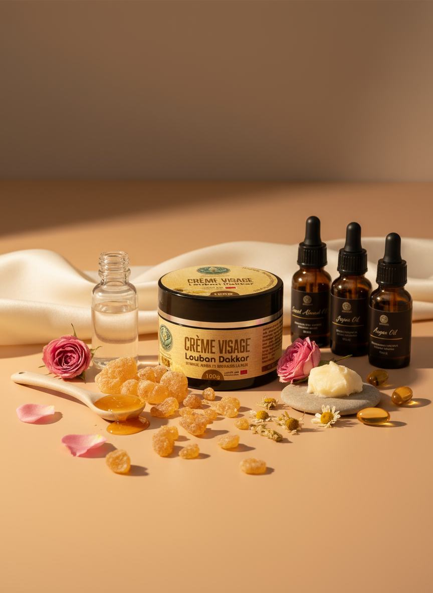Crème Visage Louban Dakkar - Photo Professionnelle