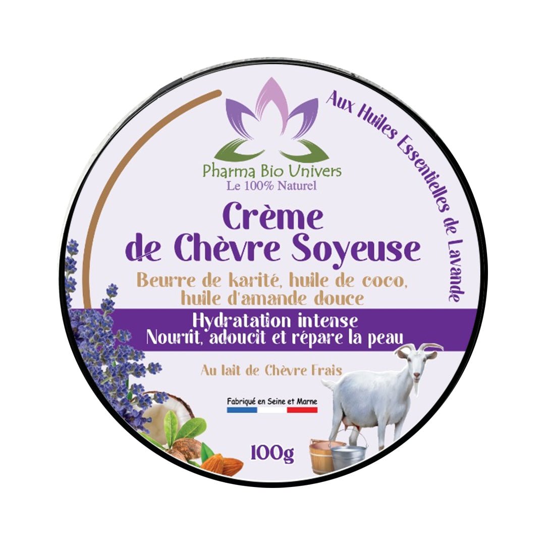 Crème de Chèvre Soyeuse, Crème corps lait de chèvre Frais - Pharma Bio Maroc