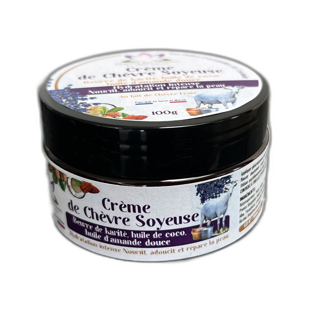 Crème de Chèvre Soyeuse, Crème corps lait de chèvre Frais - Pharma Bio Maroc