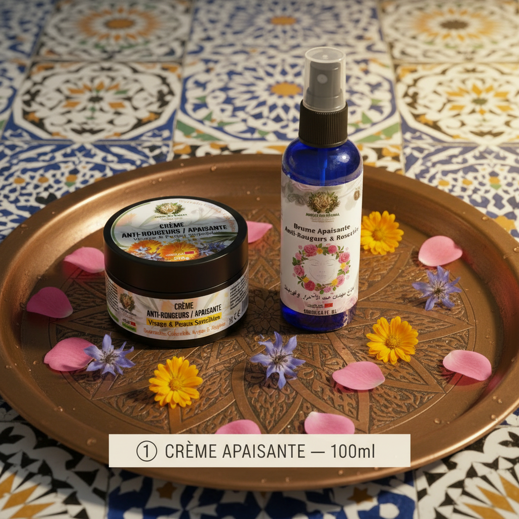 Duo Rituel Anti-Rosacée avec légendes