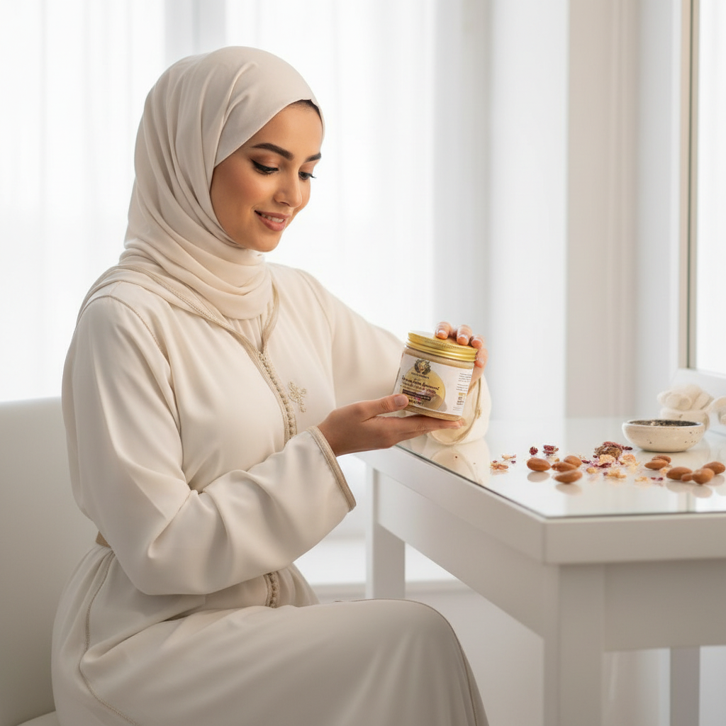 Femme djellaba blanche