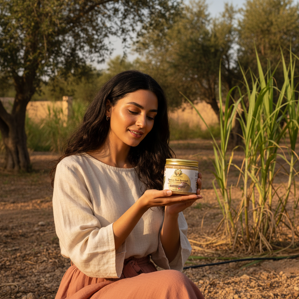 Femme marocaine - jardin arganier