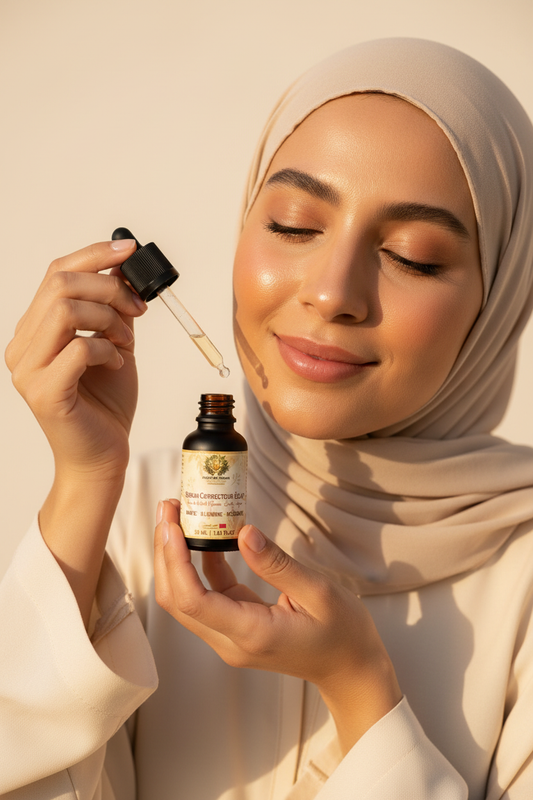 Femme marocaine pudique - Sérum Éclat