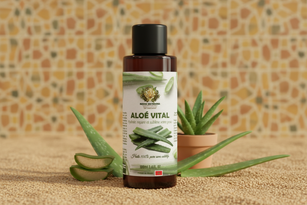 Flacon Aloé Vital fond Maroc