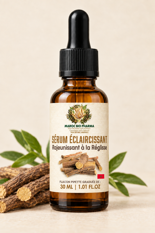 Flacon corrigé du sérum à la réglisse