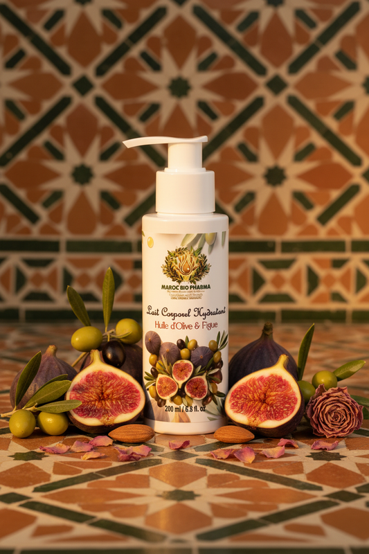 Flacon Lait Corporel fond marocain