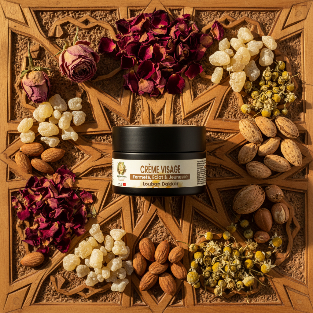Flat lay ingrédients marocains