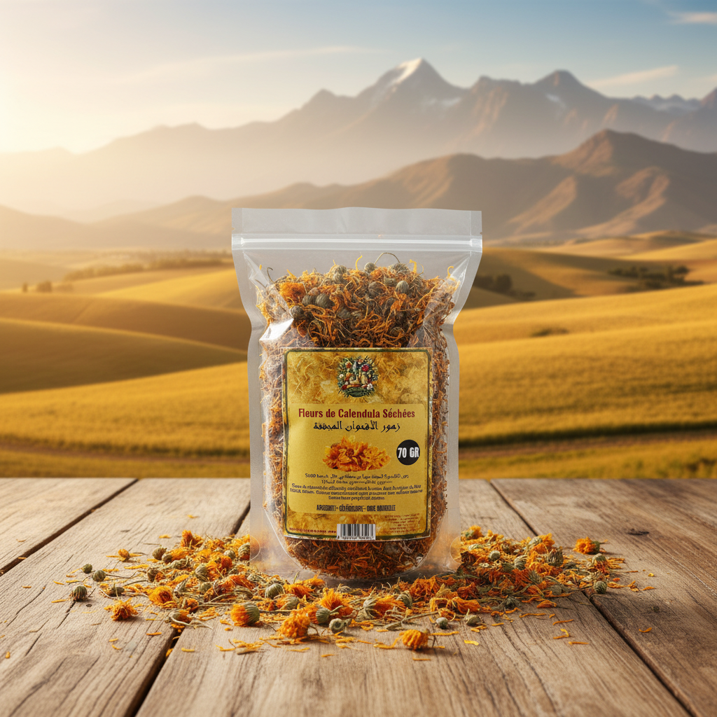 Fleurs de Calendula — Ambiance Maroc naturelle