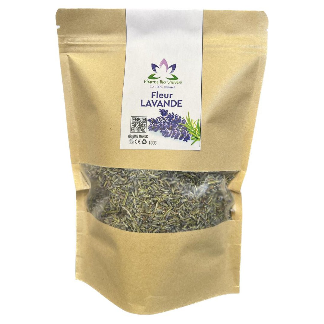 Fleurs de lavande séchées 80 gr - Maroc Bio Pharma