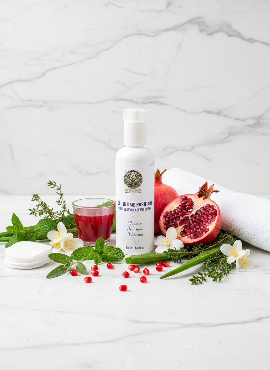 Gel Intime Purifiant في سياق طبيعي