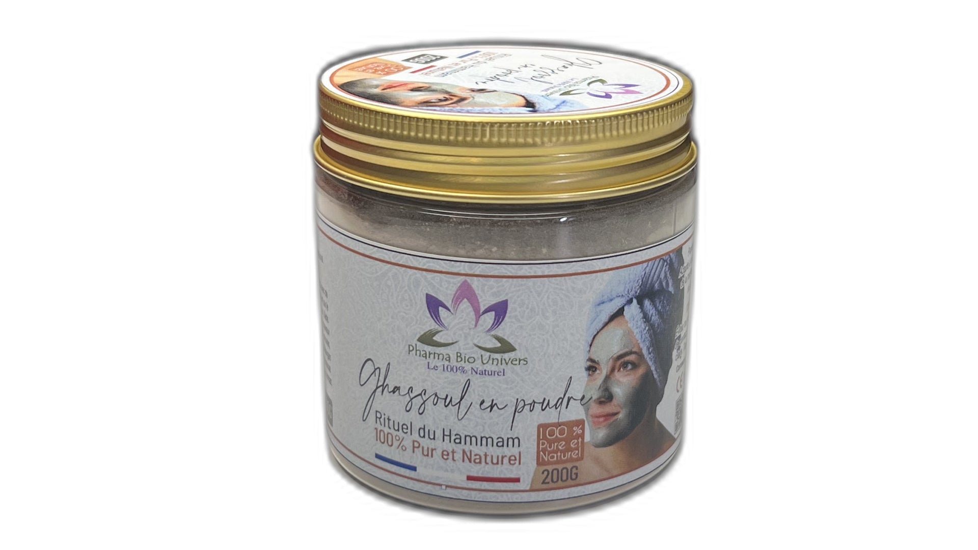 Ghassoul en poudre 100% pur et naturel - Maroc Bio Pharma
