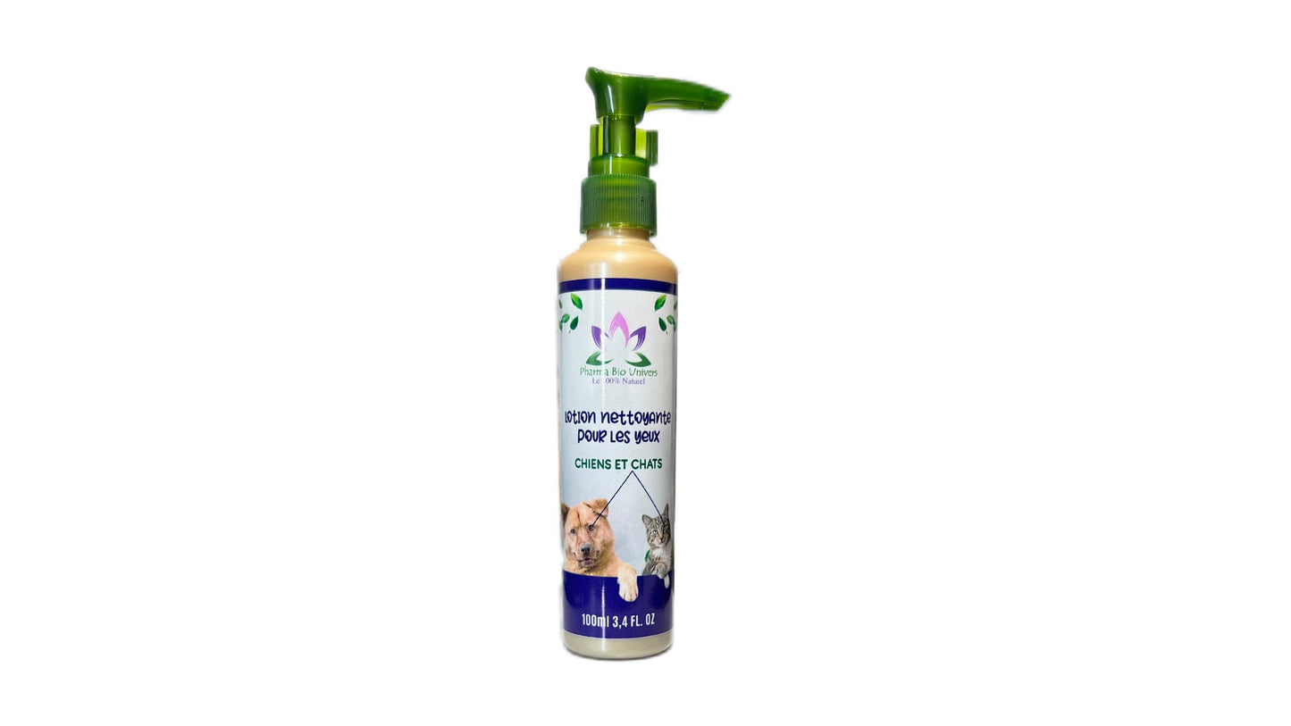 غسول تنظيف العيون للكلاب والقطط Lotion Nettoyante des Yeux pour Chien et Chat 100 ml - Maroc Bio Pharma