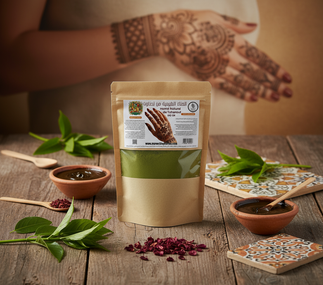 Teinture Capillaire Au Henné 100% Bio - Sans Produits Chimiques - Toutes Couleurs - Naturel Et Doux Pour Cheveux