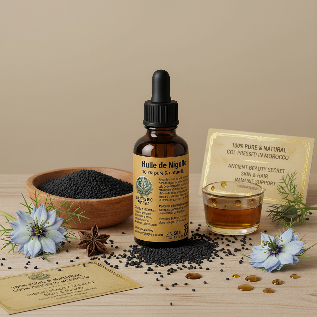 Huile de Nigelle زيت الحبة السوداء في سياق طبيعي