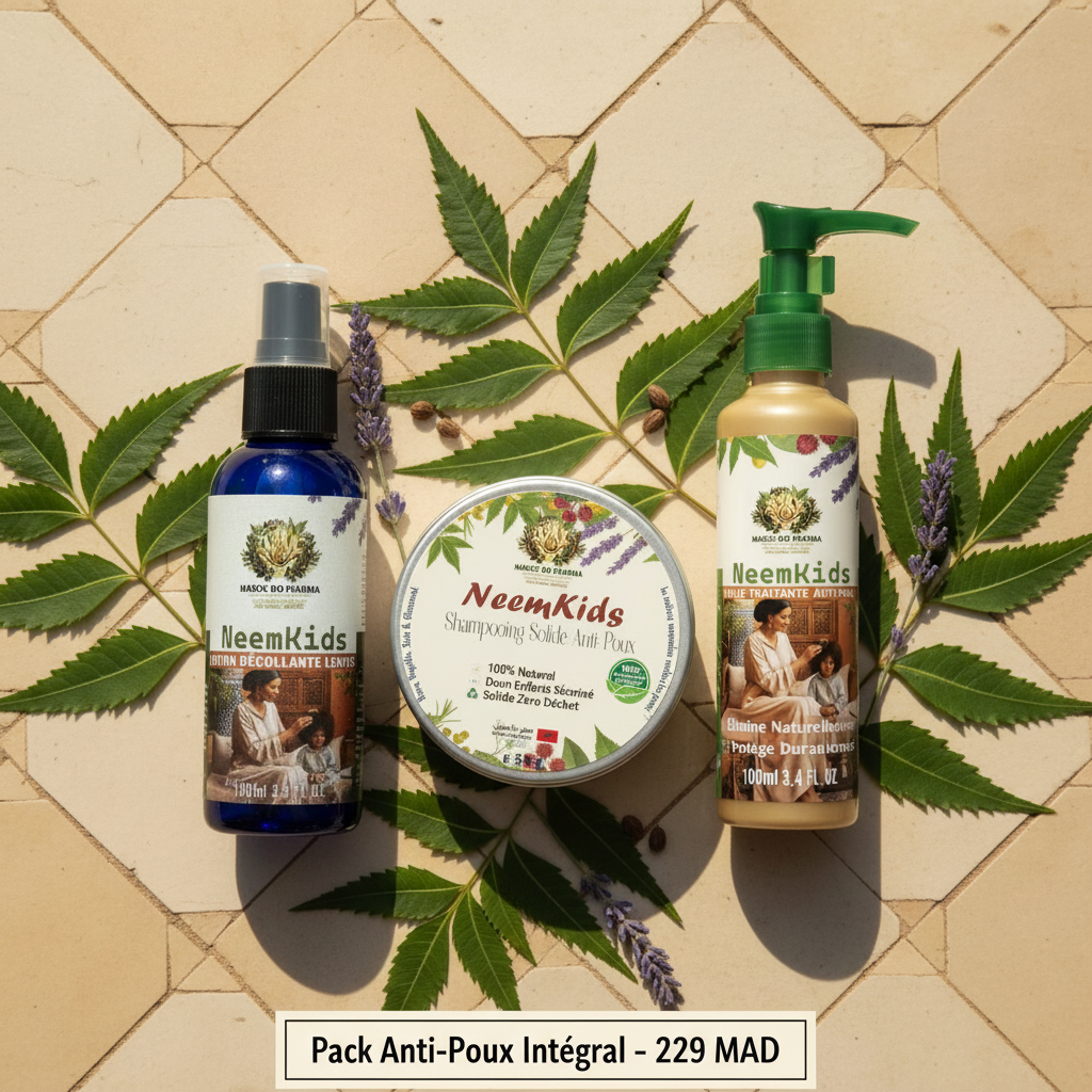 Pack Anti-Poux Intégral NeemKids
