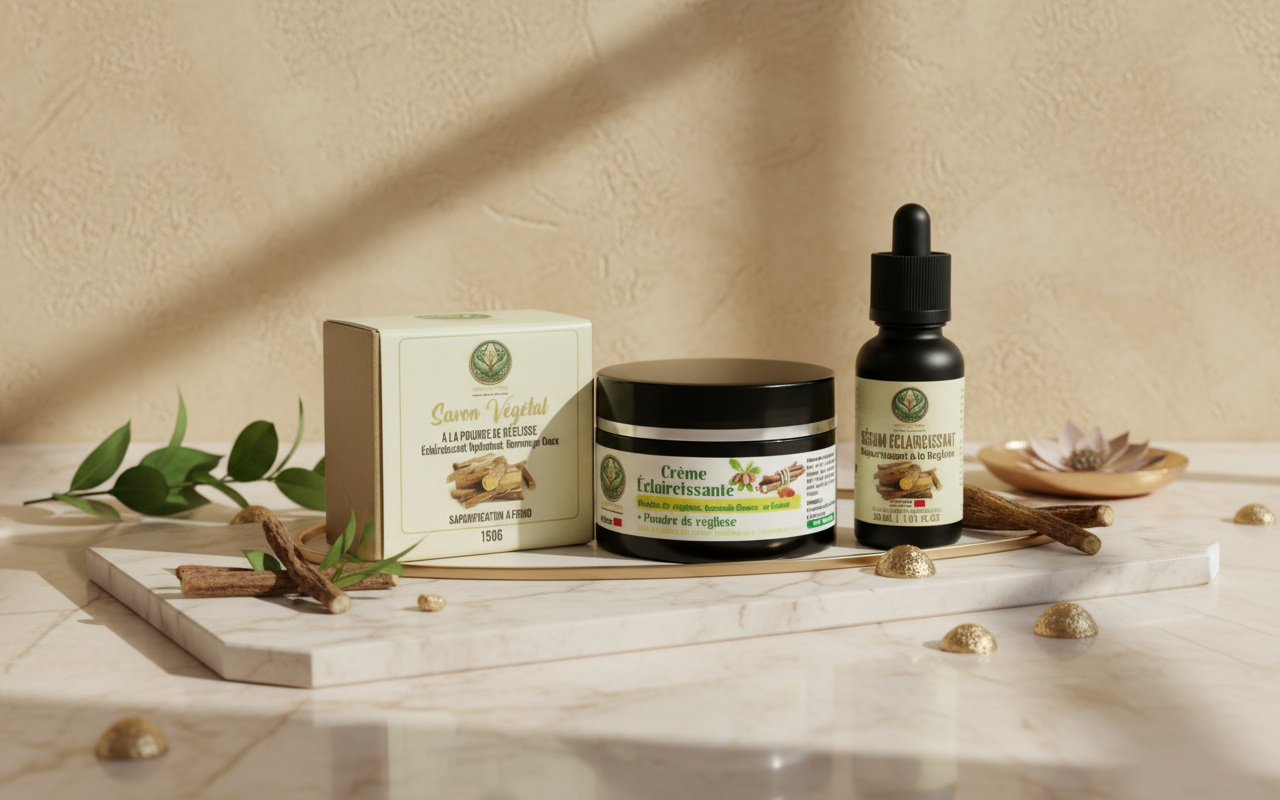 Photo pack réglisse - fond élégant