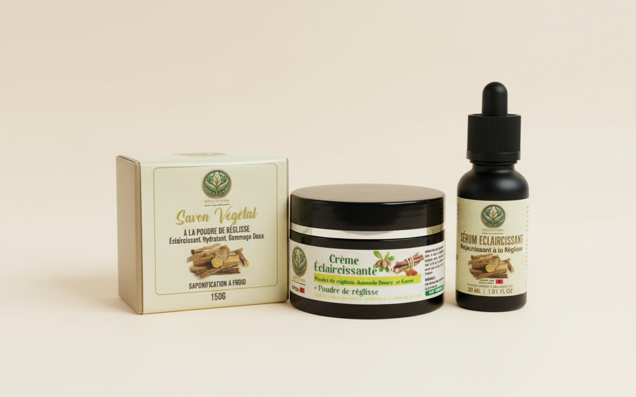 Photo pack réglisse - fond uni