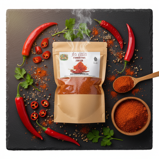 فلفل حار Piment Fort في سياق طبيعي